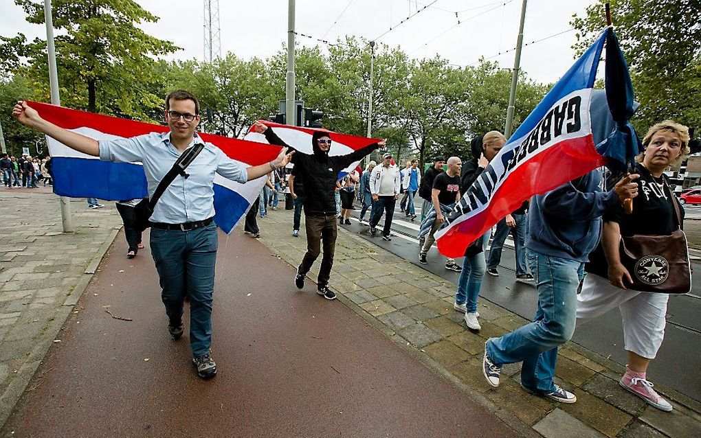 Een anti-IS-demonstratie in Den Haag, in 2014. beeld ANP, Bart Maat