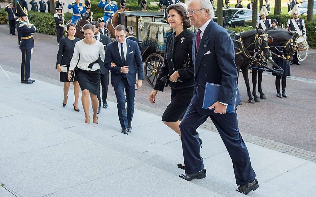 ‘Prinsjesdag’ in Zweden. beeld AFP