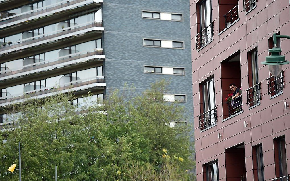 De Brusselse wijk Molenbeek. Beeld AFP