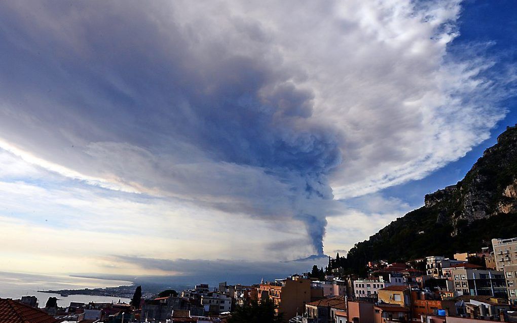 Actieve Etna in 2015. beeld AFP