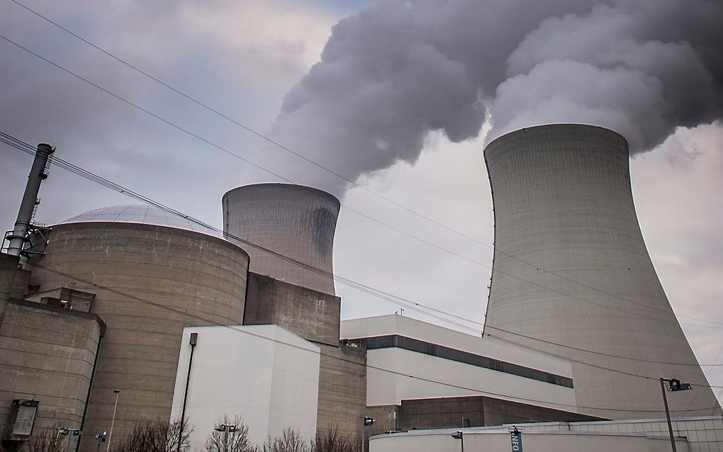 De kernreactor in Doel, net over de grens bij Antwerpen. beeld ANP