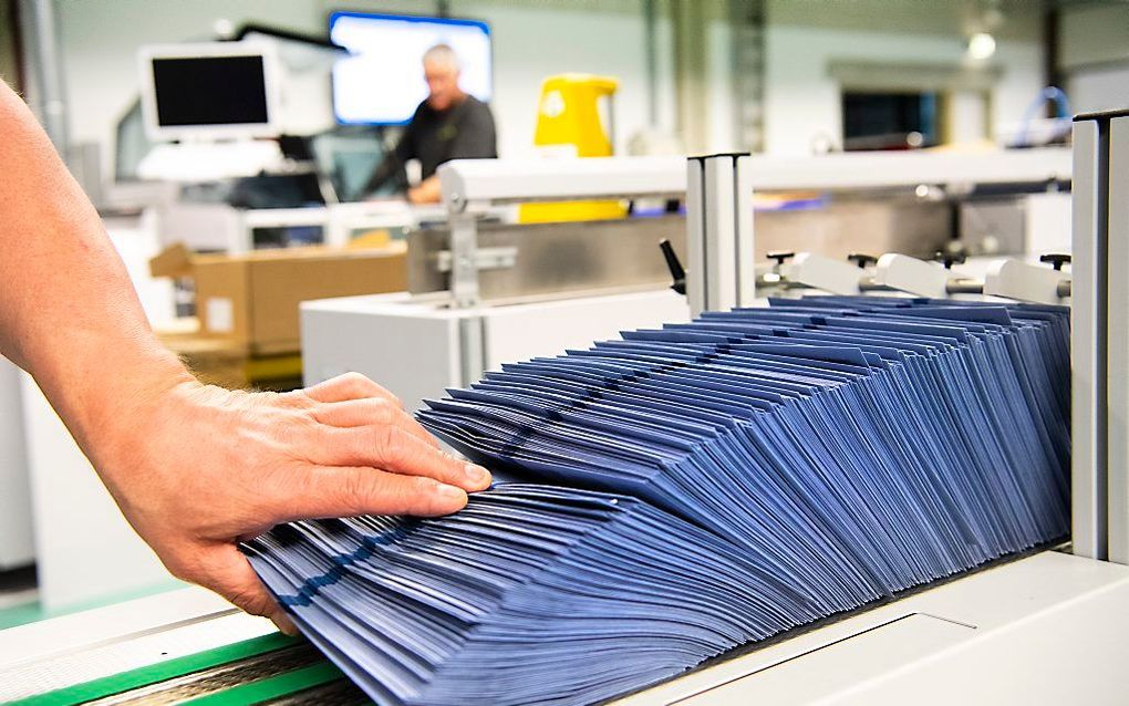 De printstraat op de afdeling ICT van de Belastingdienst. beeld ANP