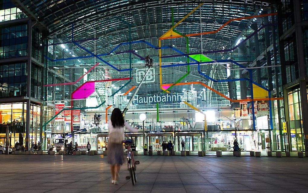 Het centraal station van Berlijn. Beeld EPA