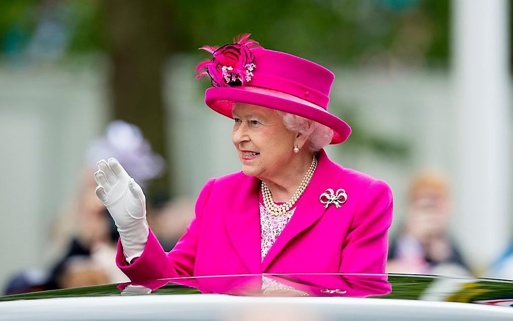 Queen Elizabeth op haar 90ste verjaardag. beeld ANP