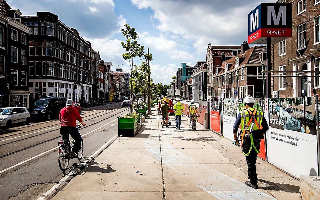 De omgeving van de Vijzelstraat waar AirBnB een toenemend probleem aan het worden is. beeld ANP