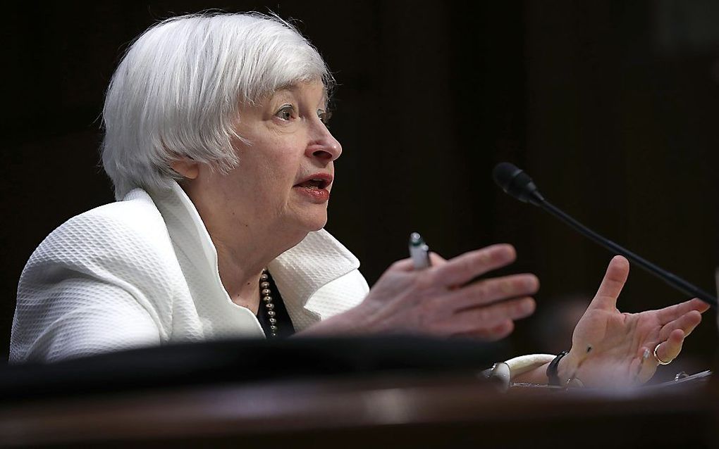 Fed-president Janet Yellen. beeld AFP, Win Mcnamee