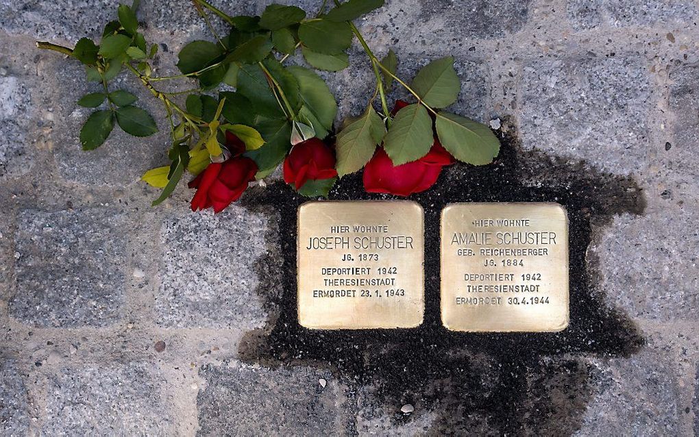 Stolpersteine. beeld EPA