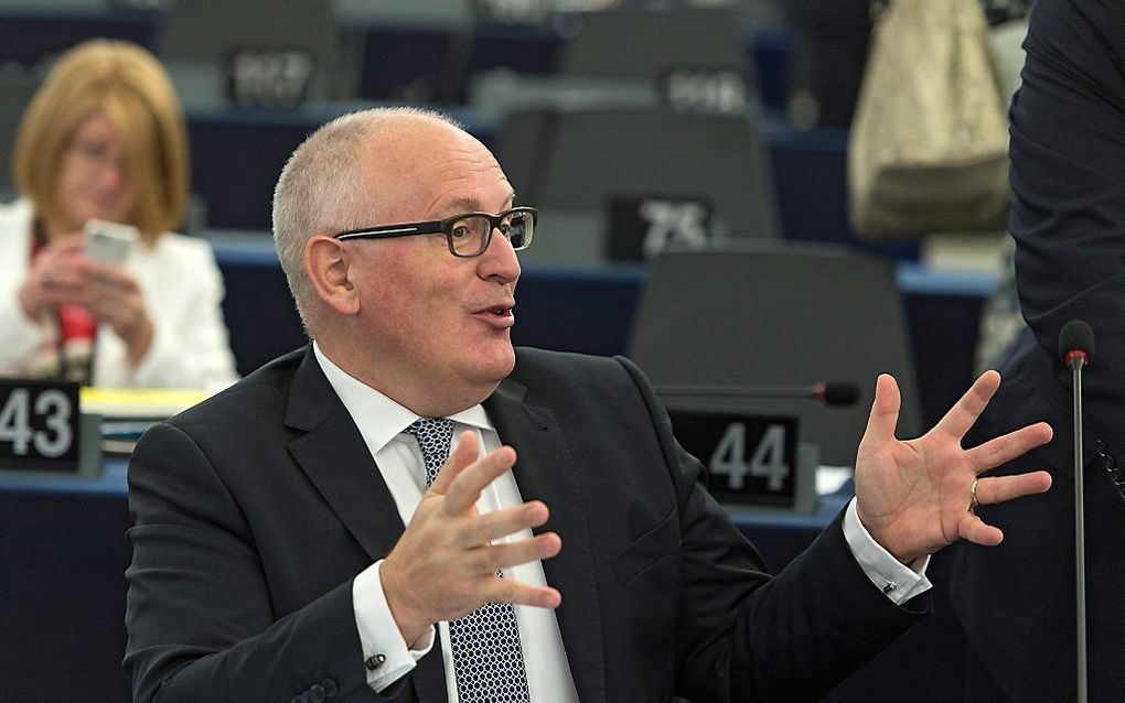 Timmermans. beeld EPA