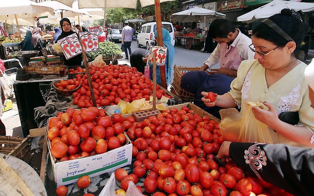 Markt in Caïro. Beeld EPA