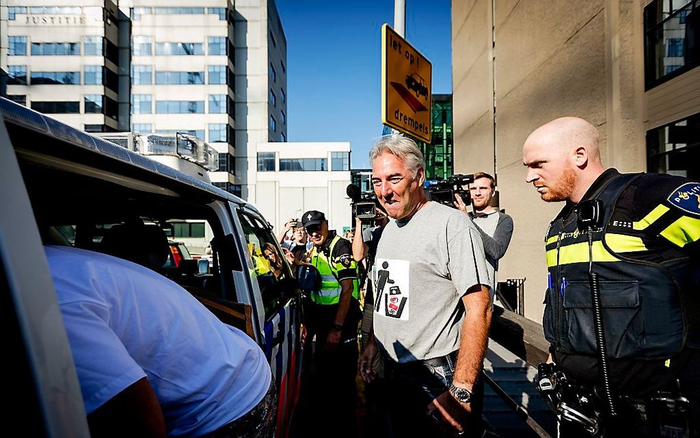 Edwin Wagensveld wordt donderdag afgevoerd. beeld ANP