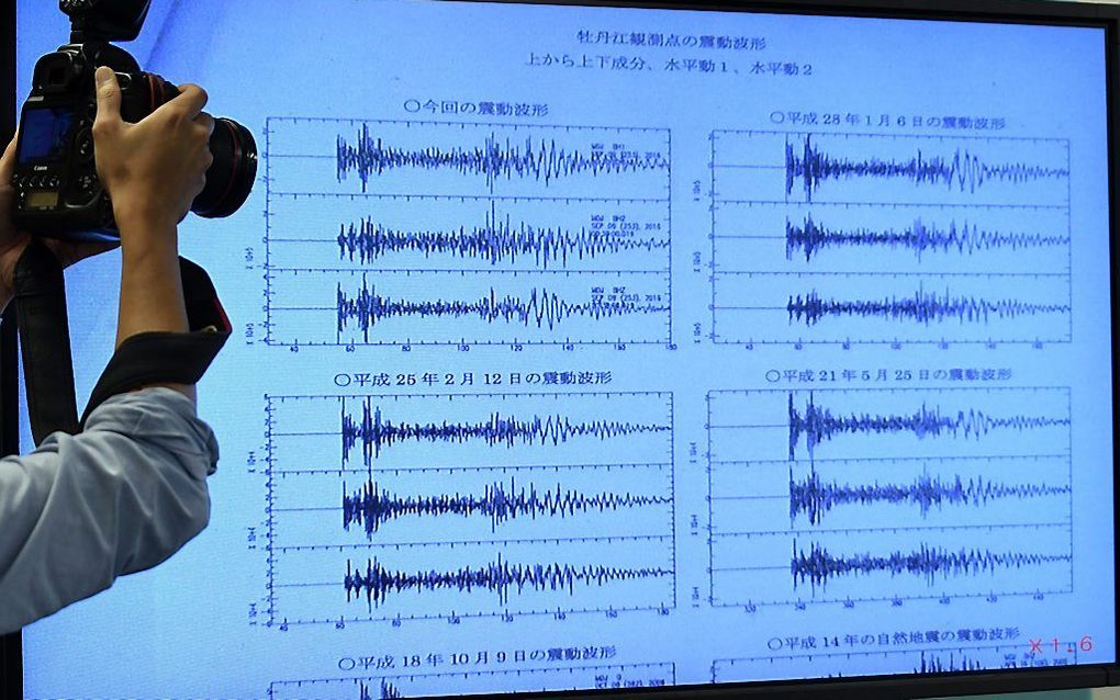 In september 2016 registreerde Japanse onderzoekers een explosie afkomstig van Punggye-ri. beeld EPA