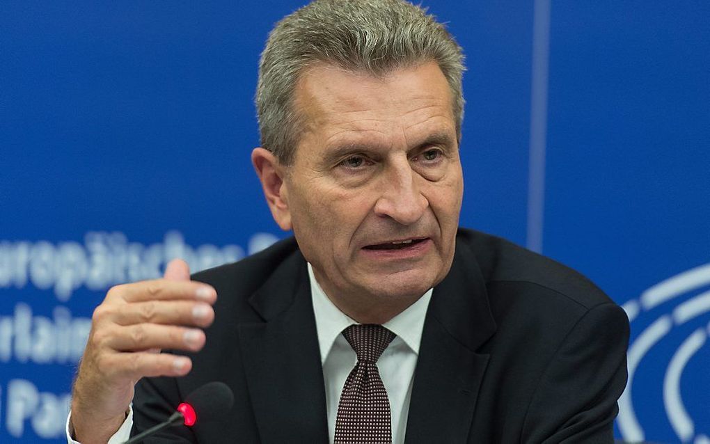 Oettinger. beeld EPA