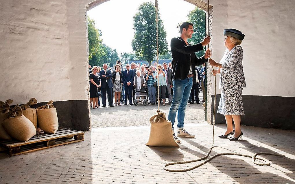 Prinses Beatrix in Oldebroek, september 2016. beeld ANP