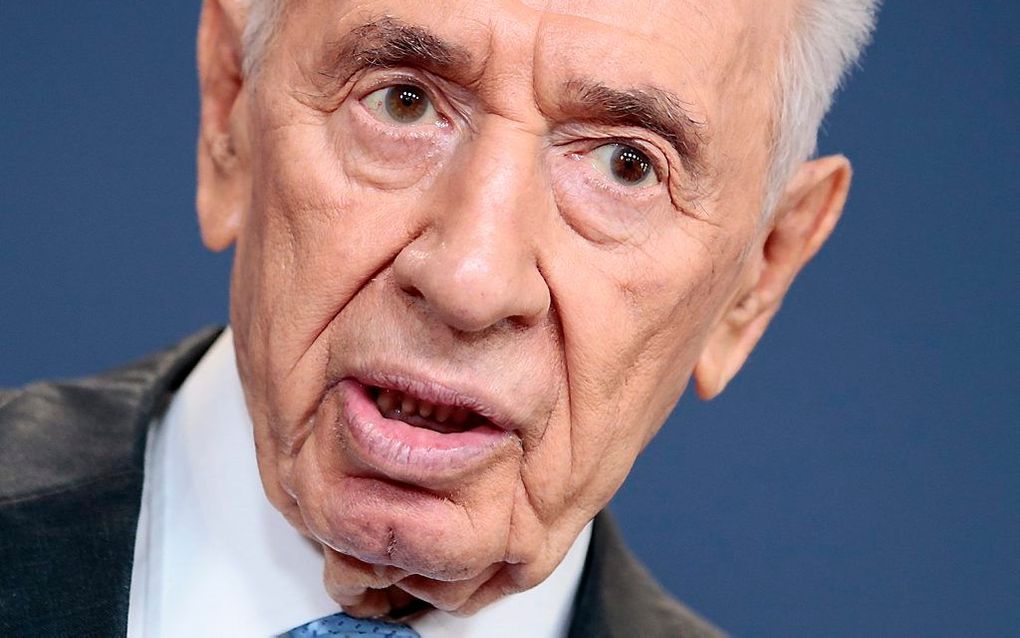 De Israëlische president Peres overleed woensdagmorgen. beeld EPA