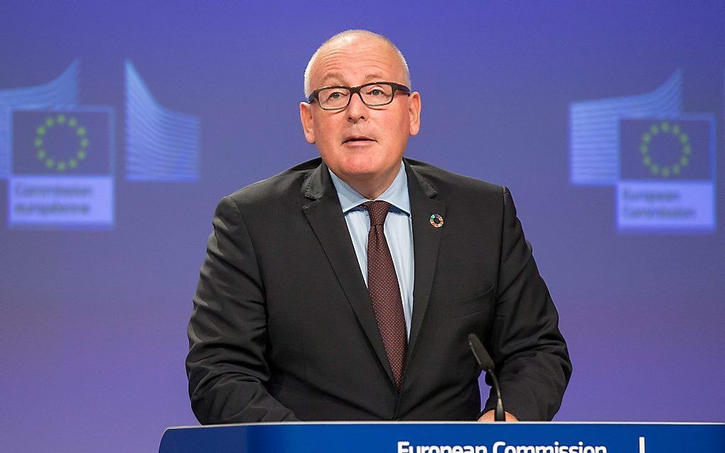 Timmermans. beeld EPA