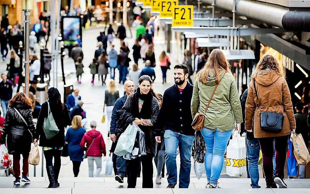 Rotterdamse Beurstraverse, in de volksmond: koopgoot. beeld ANP, Koen van Weel