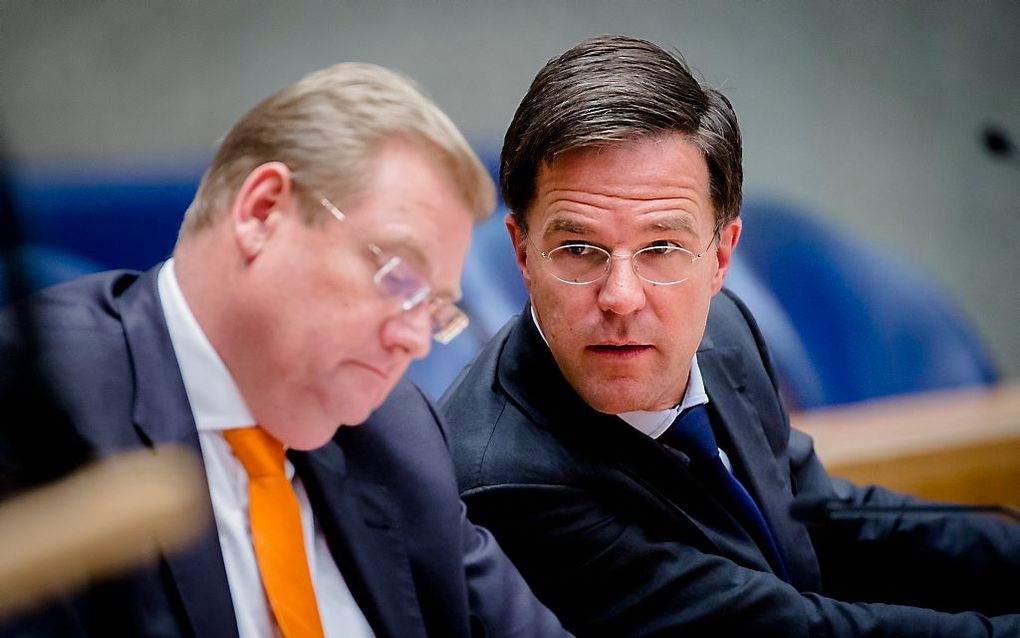 Van der Steun en Rutte. beeld ANP