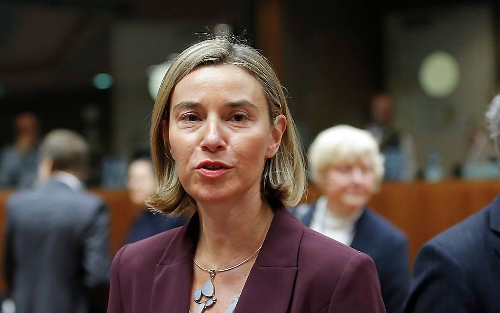 Mogherini. beeld EPA