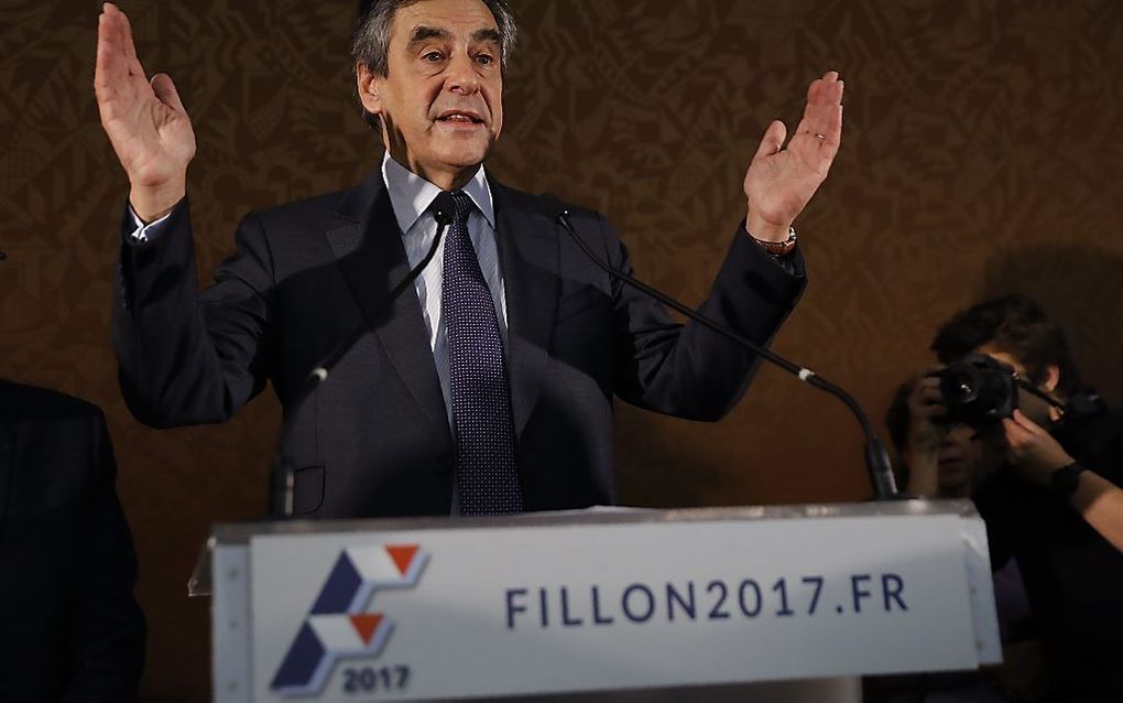 Fillon. beeld AFP