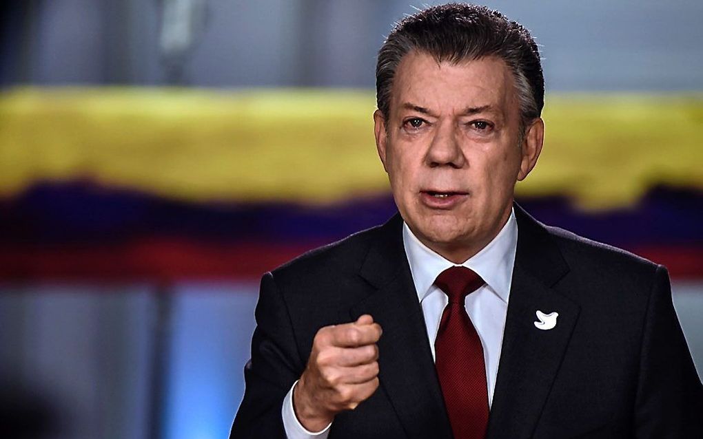 Juan Manuel Santos. beeld AFP