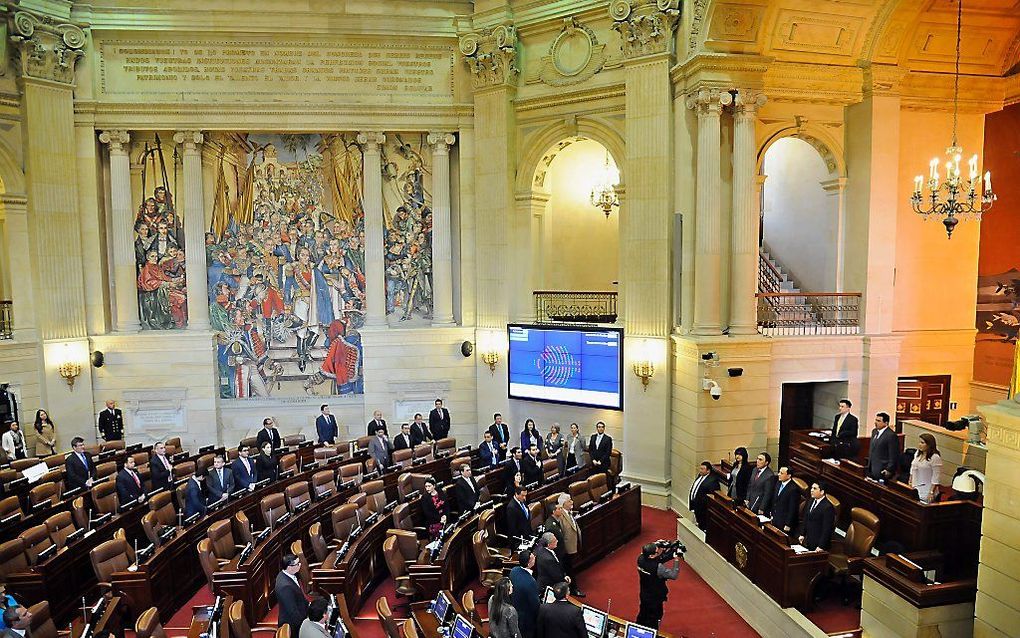 Het congres in Colombia. beeld AFP