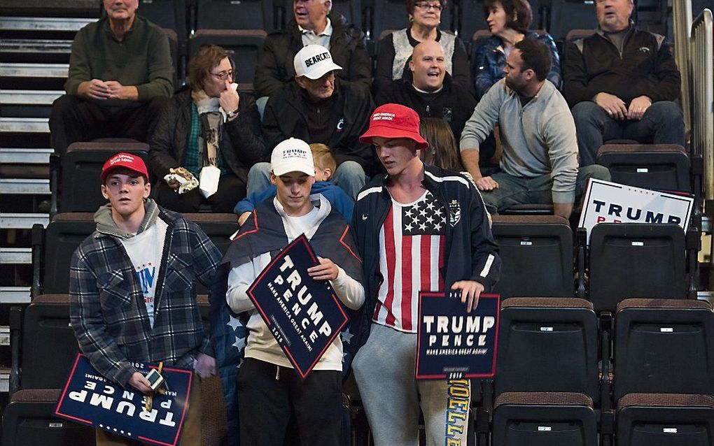 Trumpaanhangers. beeld AFP