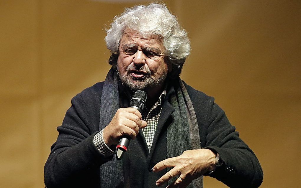 Beppe Grillo. beeld AFP