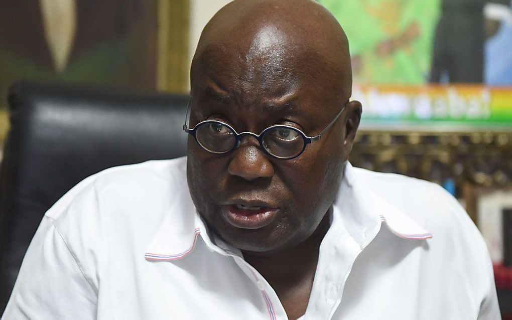 Nana Akufo-Addo wordt de nieuwe president van Ghana. beeld AFP