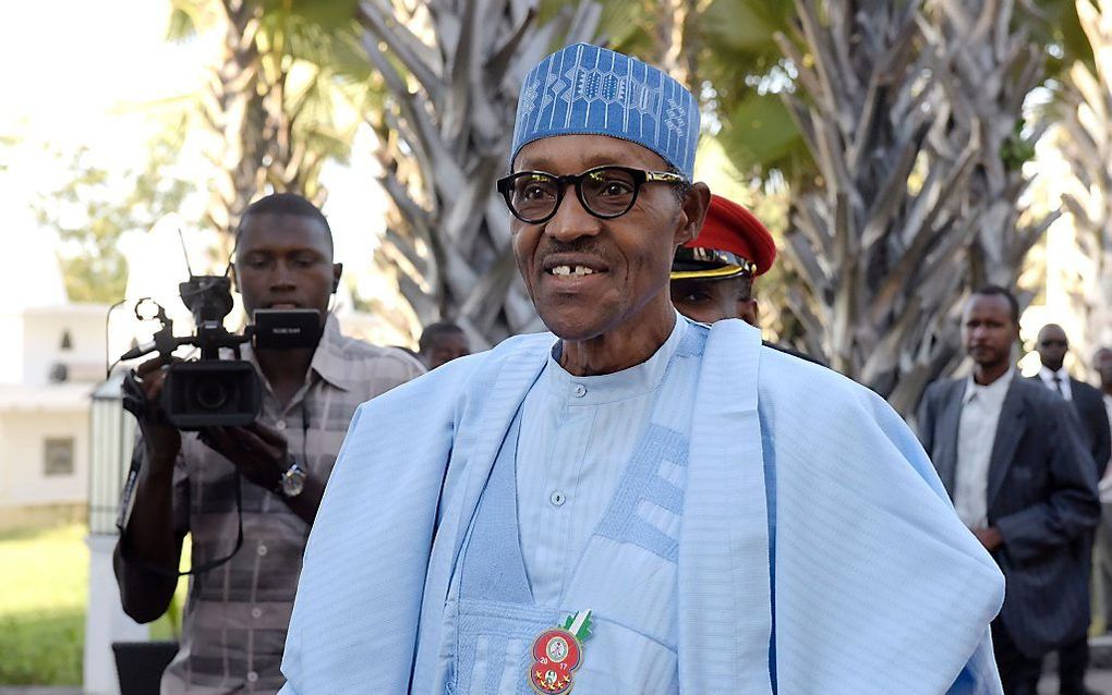 De Nigeriaanse president Muhammadu Buhari. beeld AFP