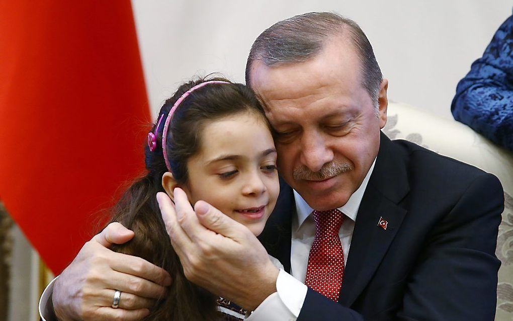 Bana bij Erdogan. beeld EPA