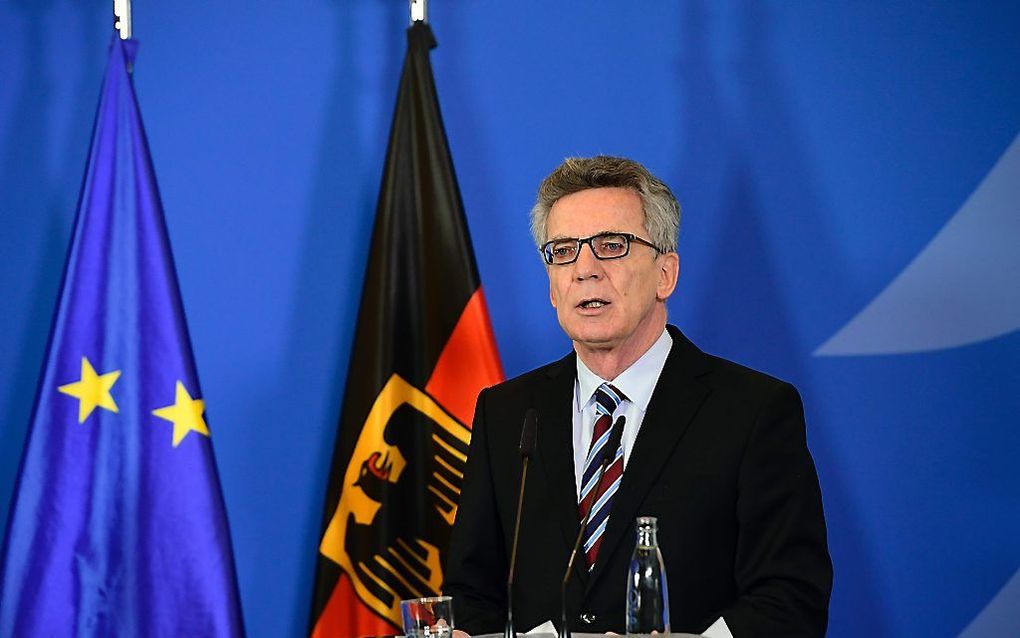 Thomas de Maiziere. beeld AFP