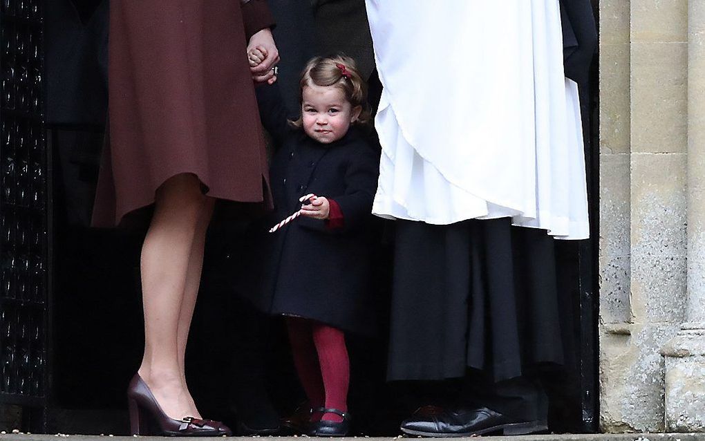 Prinses Charlotte tijdens kerst 2016. beeld ANP