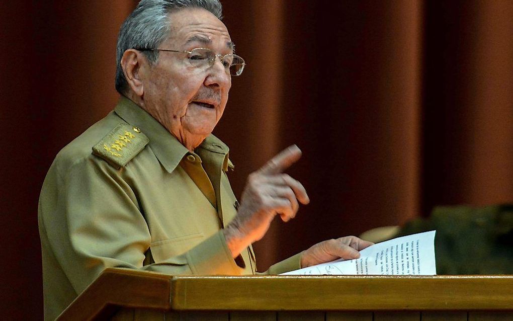 Raúl Castro. beeld EPA