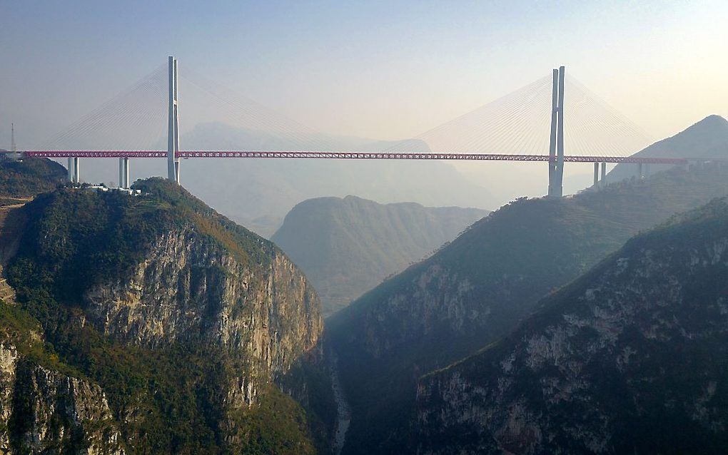 Beipanjiangbrug. beeld AFP