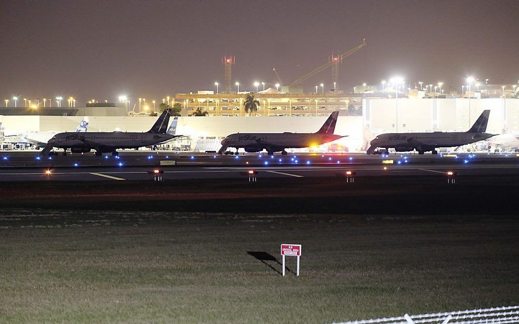 De internationale luchthaven Fort Lauderdale-Hollywood in de Amerikaanse staat Florida. beeld EPA