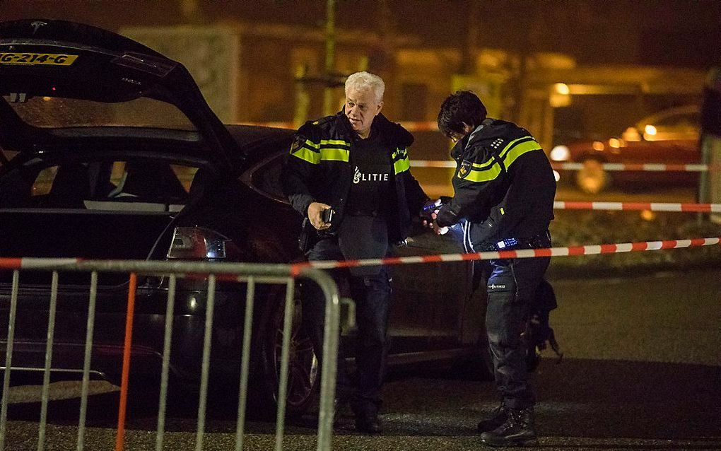 Politie in Heerenveen. beeld ANP, Michel van Bergen