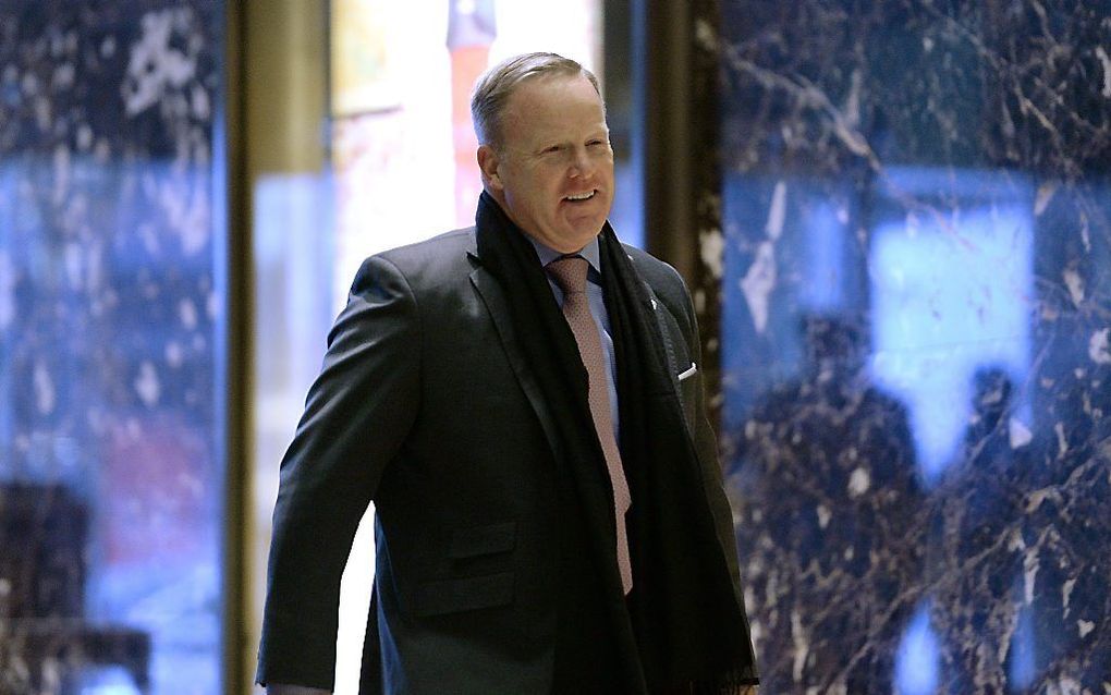 Sean Spicer. beeld EPA