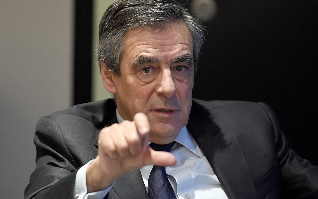 Fillon. beeld AFP