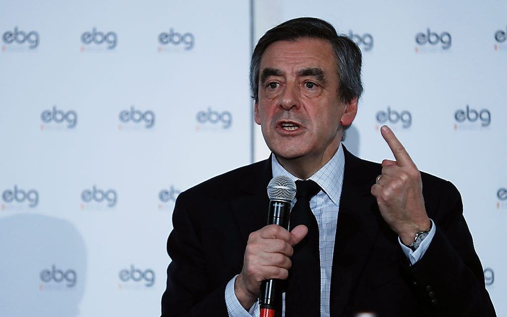 Fillon. beeld AFP