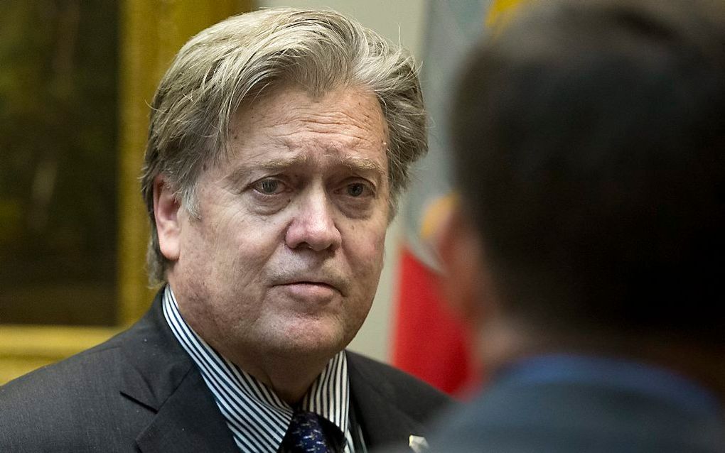 Bannon. beeld EPA