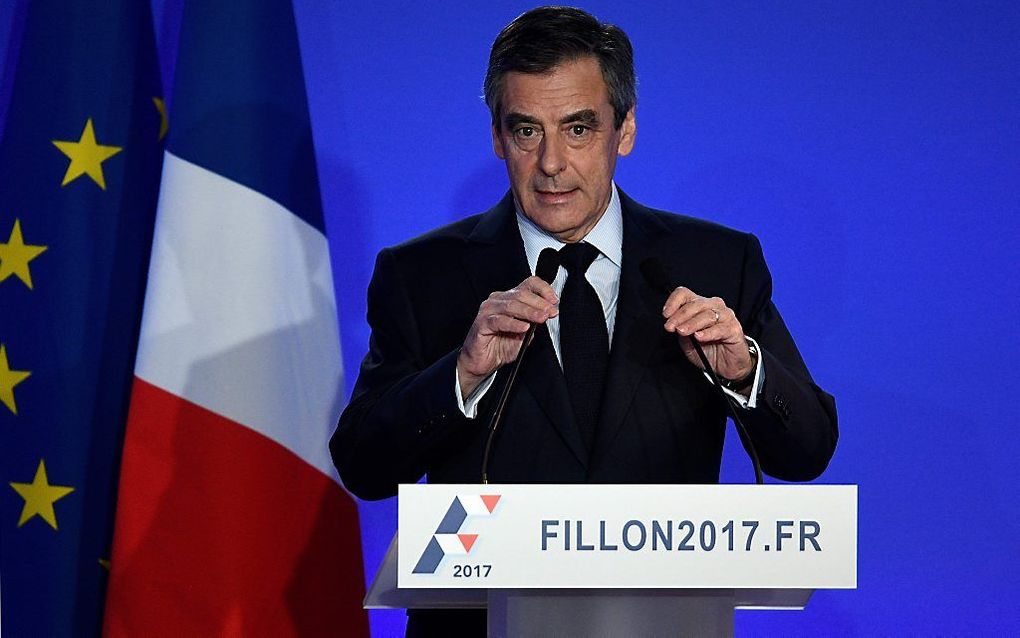 Fillon. beeld AFP