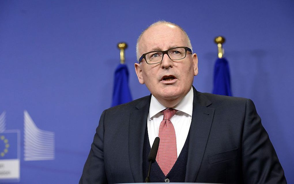 Timmermans. beeld AFP