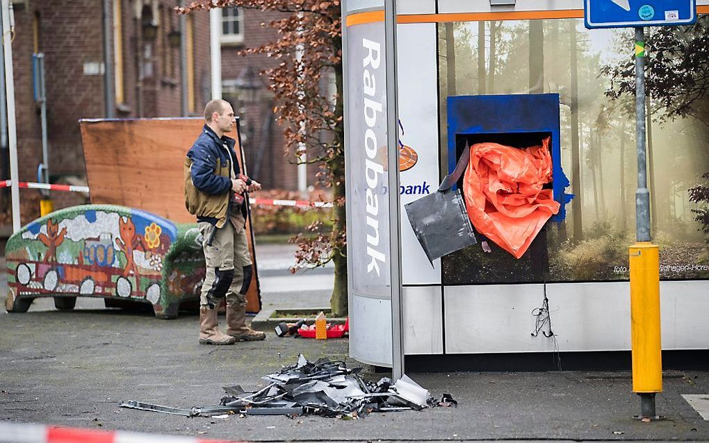 Criminelen zetten steeds zwaardere explosieven in bij plofkraken. beeld ANP