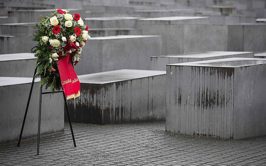 Holocaustmonument in Berlijn. beeld AFP