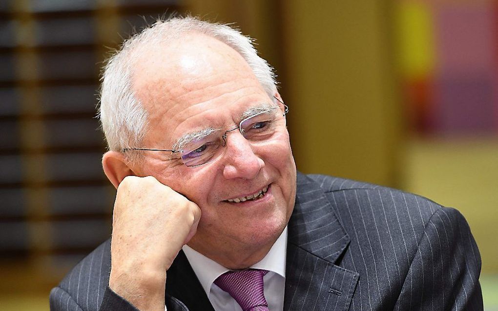 Schäuble. beeld AFP