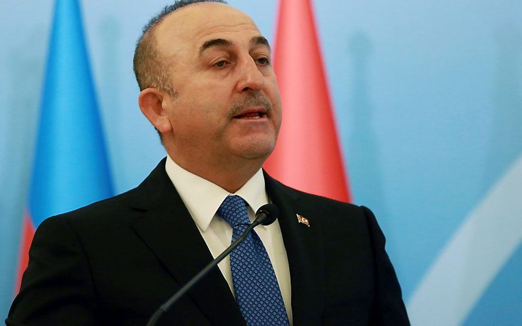 Mevlüt Cavusoglu. beeld AFP