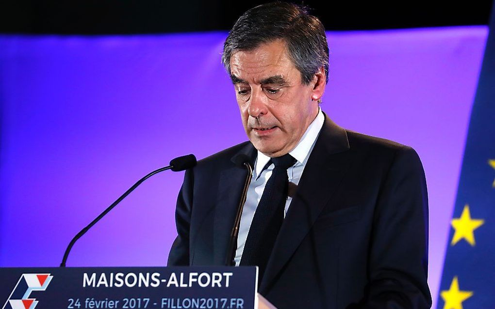 Fillon. beeld AFP