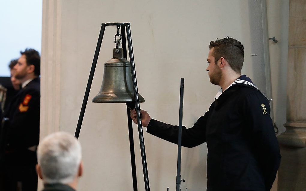 Herdenking van de Slag om de Javazee. beeld ANP