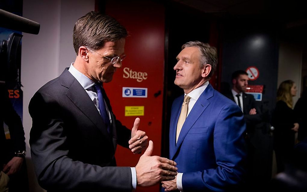 Rutte en Buma, beeld ANP, Bart Maat.