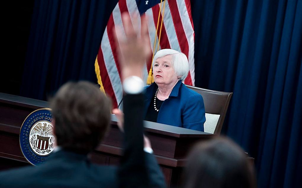 Janet Yellen. beeld AFP, Brendan Smialowski